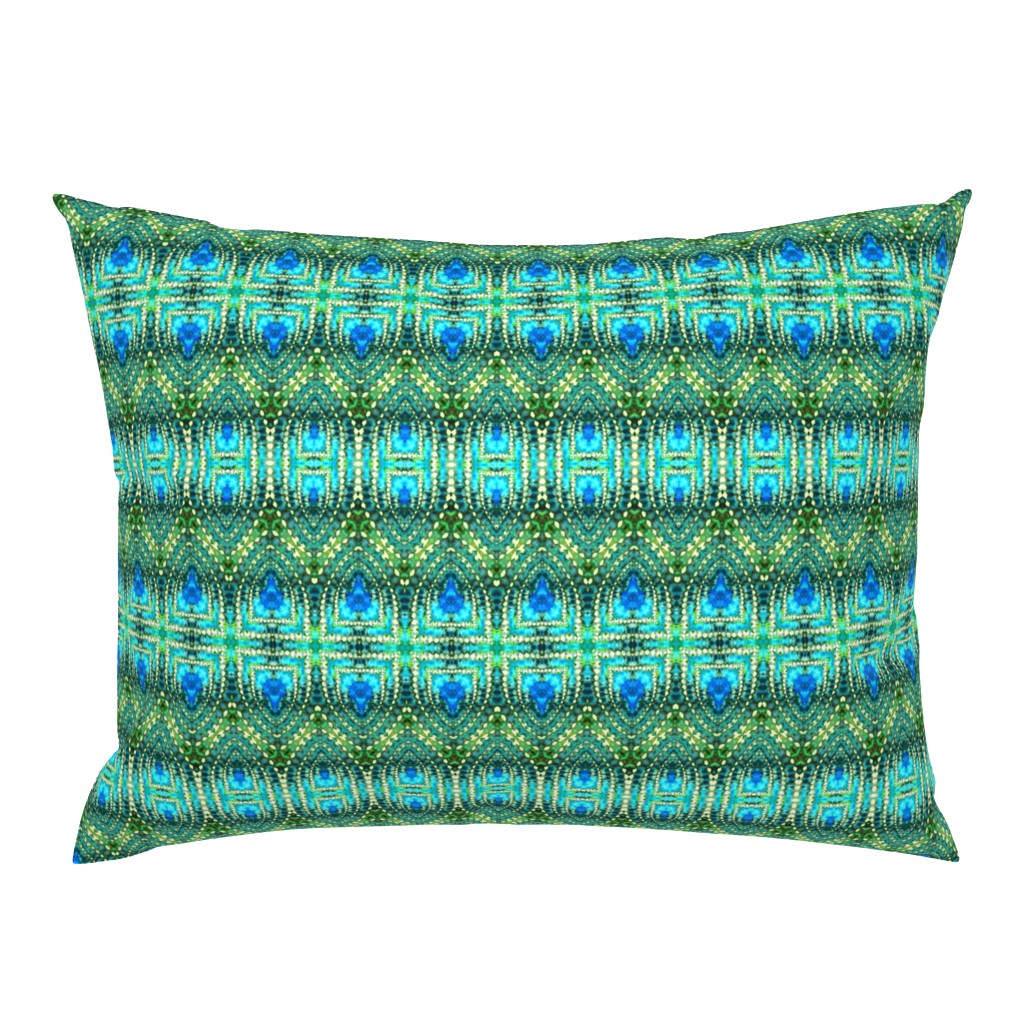 East Indian Stitches in Blue