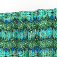 East Indian Stitches in Blue