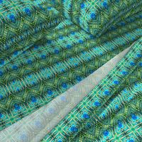 East Indian Stitches in Blue