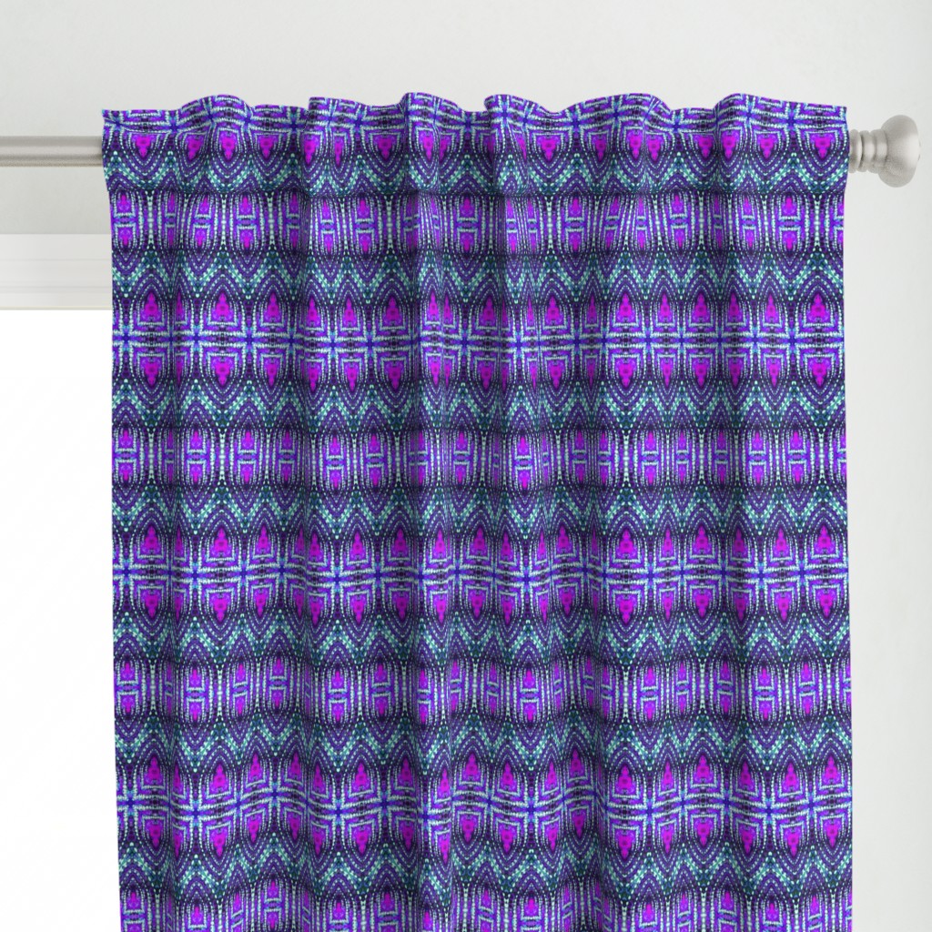 East Indian Stitches in Purple