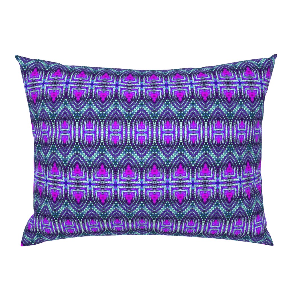 East Indian Stitches in Purple