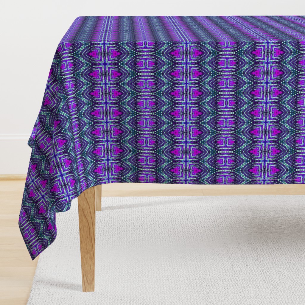 East Indian Stitches in Purple