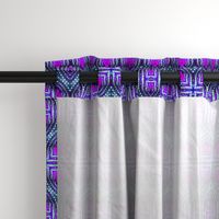 East Indian Stitches in Purple