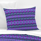 East Indian Stitches in Purple