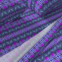 East Indian Stitches in Purple