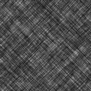 Medium black linen vector crosshatch 