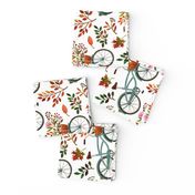 autumn bike ride - white, large, 90 degree rotated