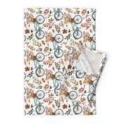 autumn bike ride - white, large, 90 degree rotated