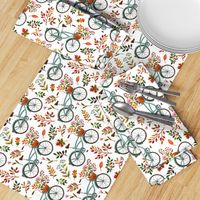 autumn bike ride - white, large, 90 degree rotated