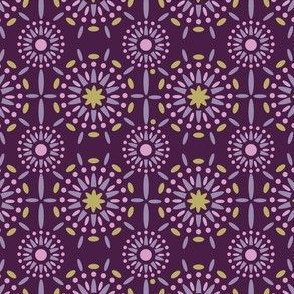 Dark Purple Mandala