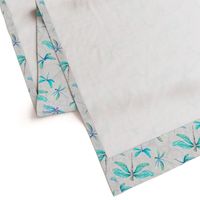 Dragonflies On Paisley - Medium