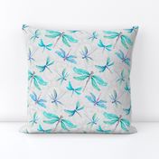 Dragonflies On Paisley - Medium