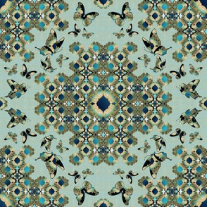 Marrakech and Butterflies Pattern