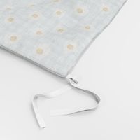 eggs breakfast food fabric blue check