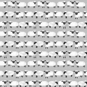 sheep (tiny scale) // kids grey gender neutral farm animals 