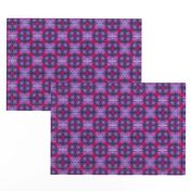 Quilted Purple Diamonds