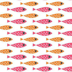 Pink and orange fish