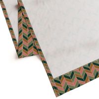 Jumbled Retro Chevron Pattern 