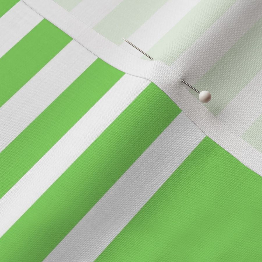 Beach Stripes in Bright Green