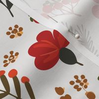 Lucia 1 - Floral Christmas pattern
