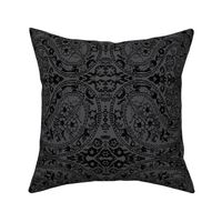 paisley black-grey