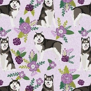 malamute pet quilt c dog breed fabric quilt collection floral coordinate
