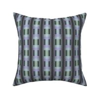 Bauhaus Inspired Geometric Green Purple