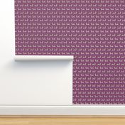 basset hound standing dog breed fabric purple