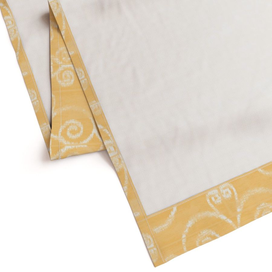 Modern Farmhouse Ikat ~ Golden Off White