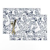 Oysters Paisley Navy 