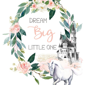 2 to 1 Yard of Minky / 27"x36"  Dream Big Little One Unicorn