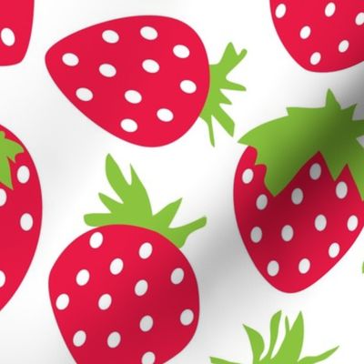jumbo red strawberries