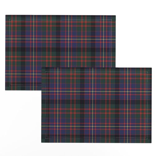 Cameron / Cameron of Erracht tartan  / 78th Highlanders Regiment, 1793, 6" muted dark