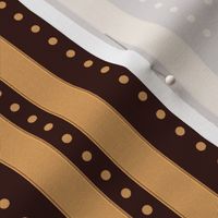 Stripes and Dots - Caramel Cacao