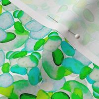 Watercolor Sea Glass Pattern