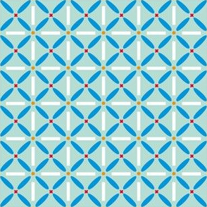 Blue Flower Tiles