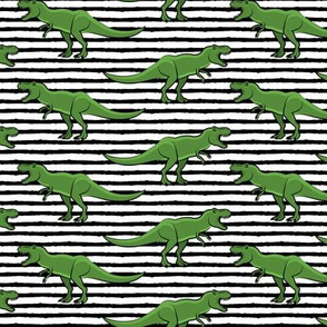 trex - black stripes - dinosaur 
