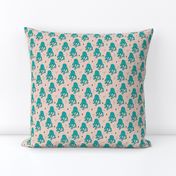 Adorable squid fish octopus geometric ocean theme under water deep sea paradise boys SMALL