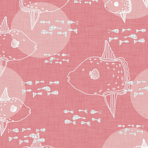 Flying Fish Mola Fabric, Wallpaper and Home Decor