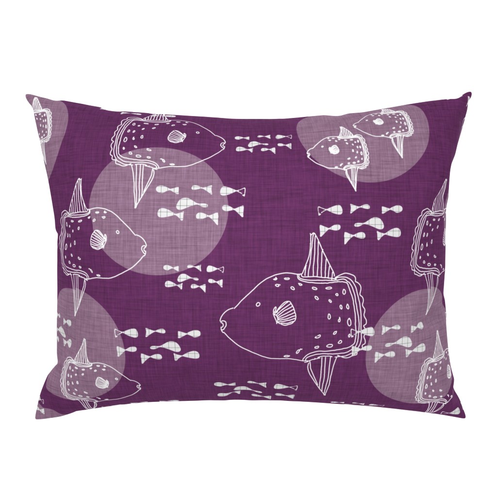 Mola Mola Purple-Ocean sunfish