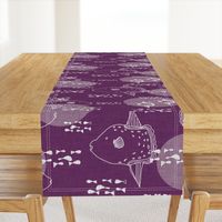 Mola Mola Purple-Ocean sunfish