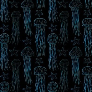 Jellyfish & Starfish Doodle