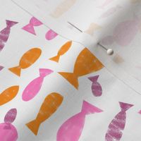 Fishy-fishy - pink and orange