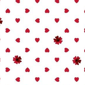 Hearts n Flowers - Garnet