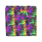 fishes spirit energy waves abstract sunset fuchsia purple orange