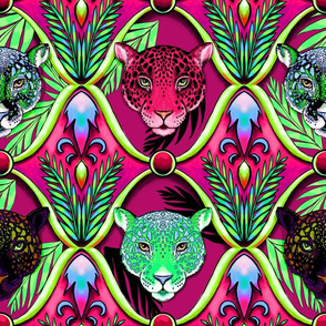 neon jaguars ogee in hard candy