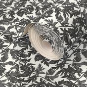 18-06J Leaf Leaves Black White Gray Grey  Tree Neutral Home Decor _ Miss Chiff Designs 