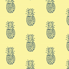 pineapple line drawing 