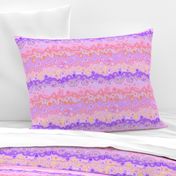 SUNRISE pink coral purple magma clouds bubbles stripes 4