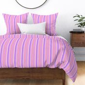 sunrise pink coral purple pastel stripes 2 by paysmage